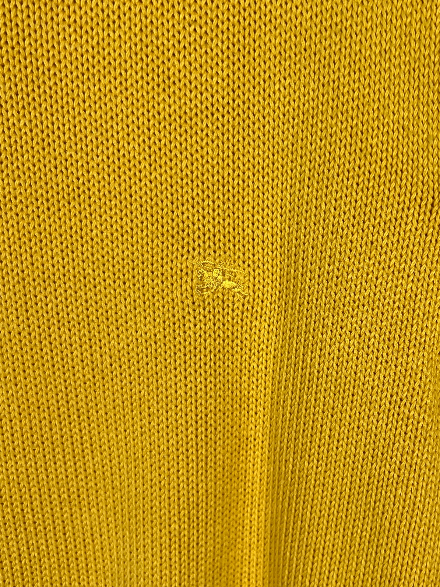 Burberry Wool Mini Logo Quarter Zip