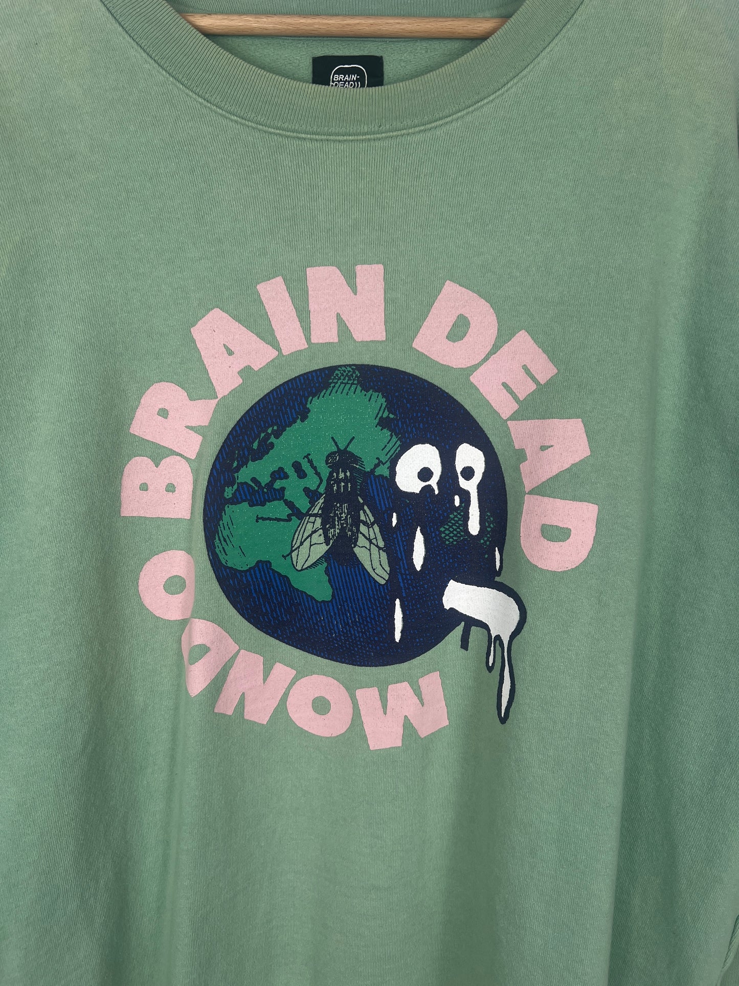 Brain Dead Earth Print Sweater