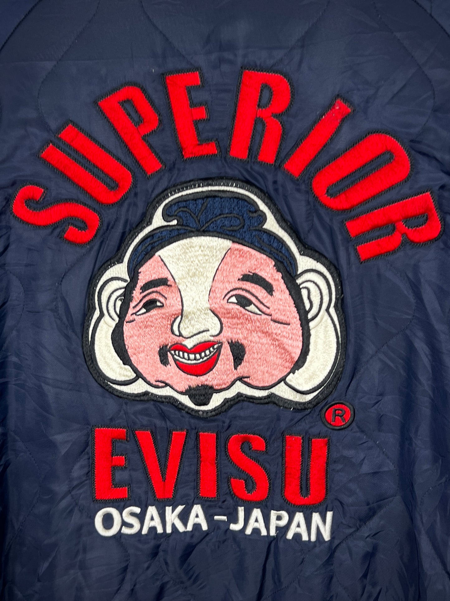 Evisu Quilted Bomber Jacket