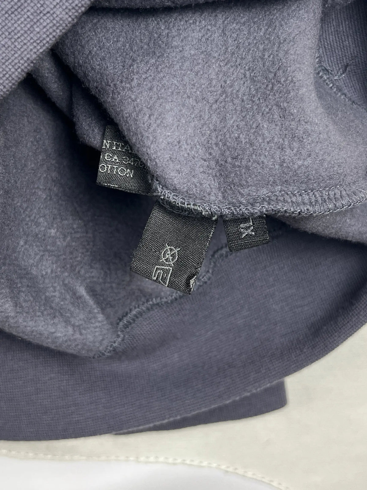 Prada Nylon Fleece Quarter Zip Sweater