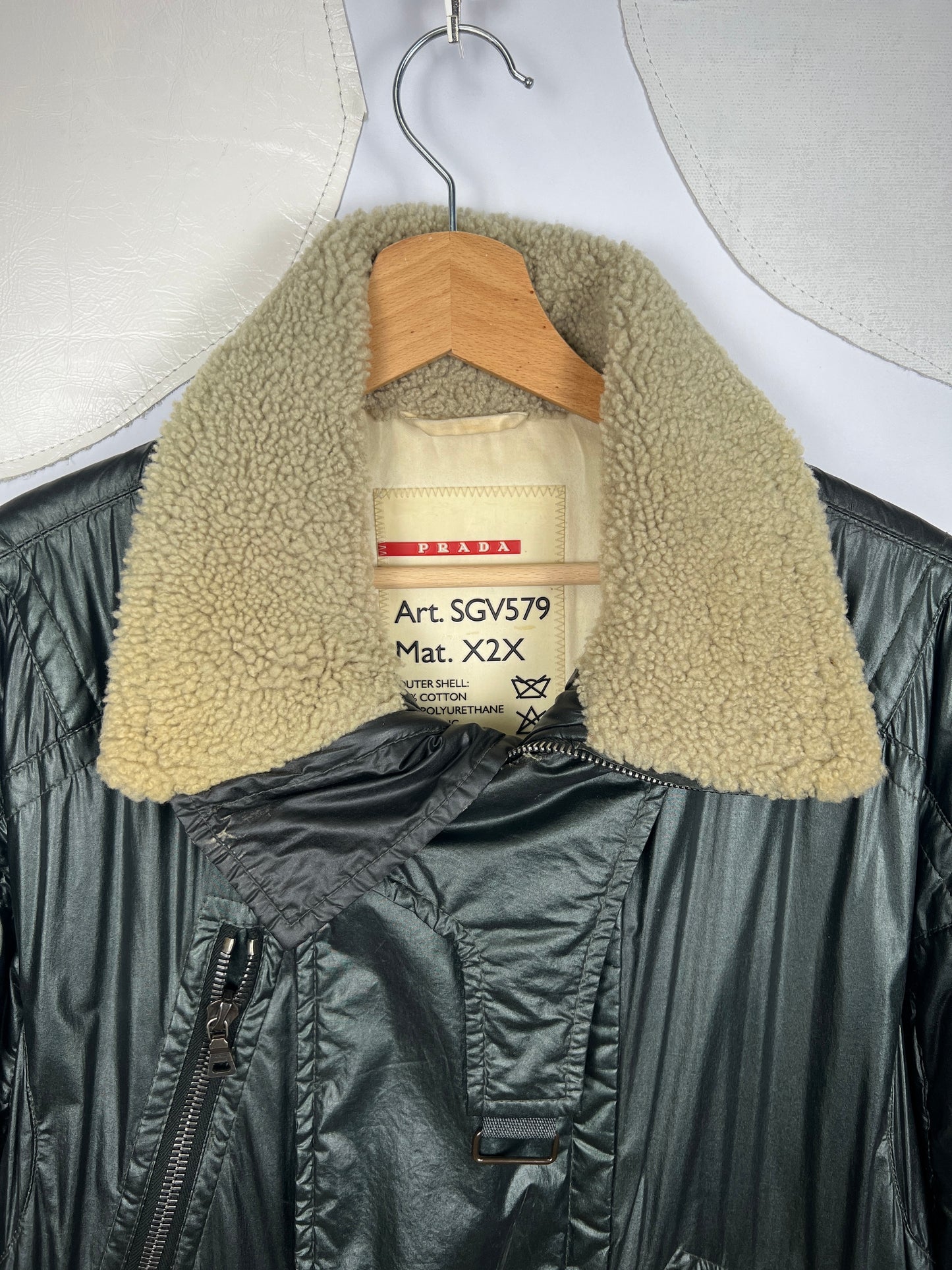 Prada Dyed Sheep Fur Jacket