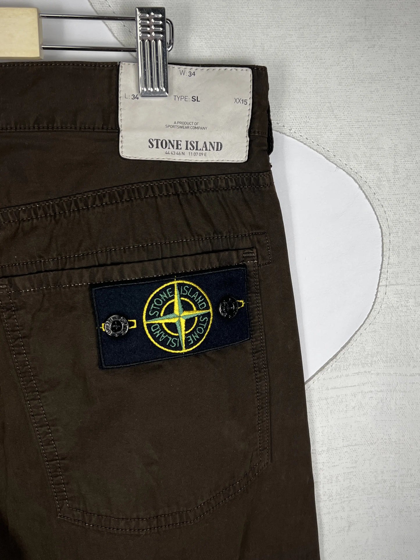 Stone Island Cotton Pants