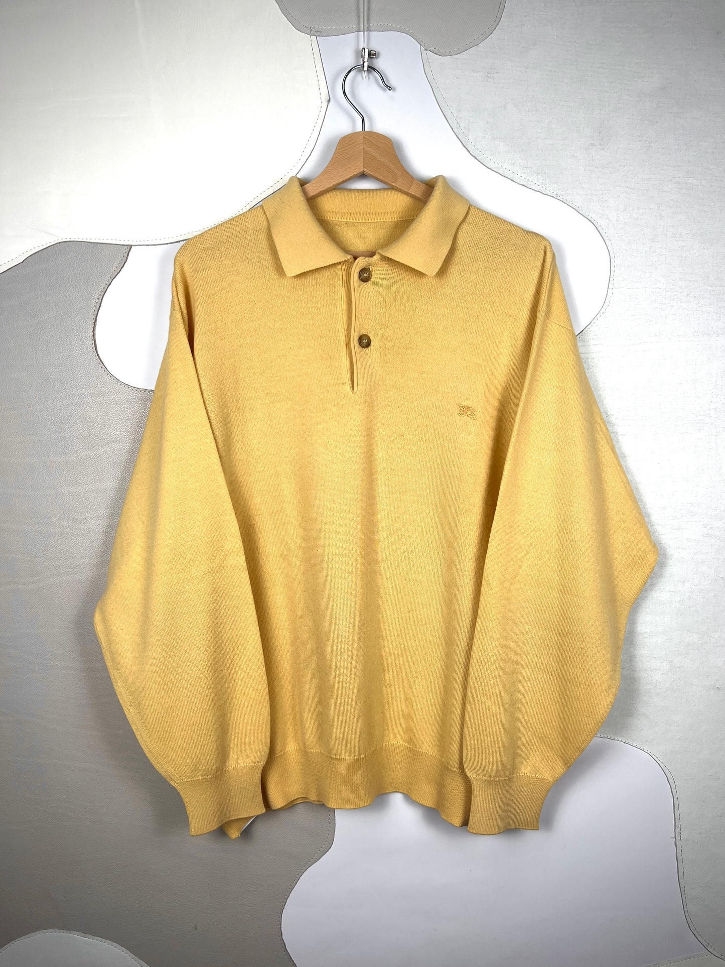Burberry Tricot Polo Sweater