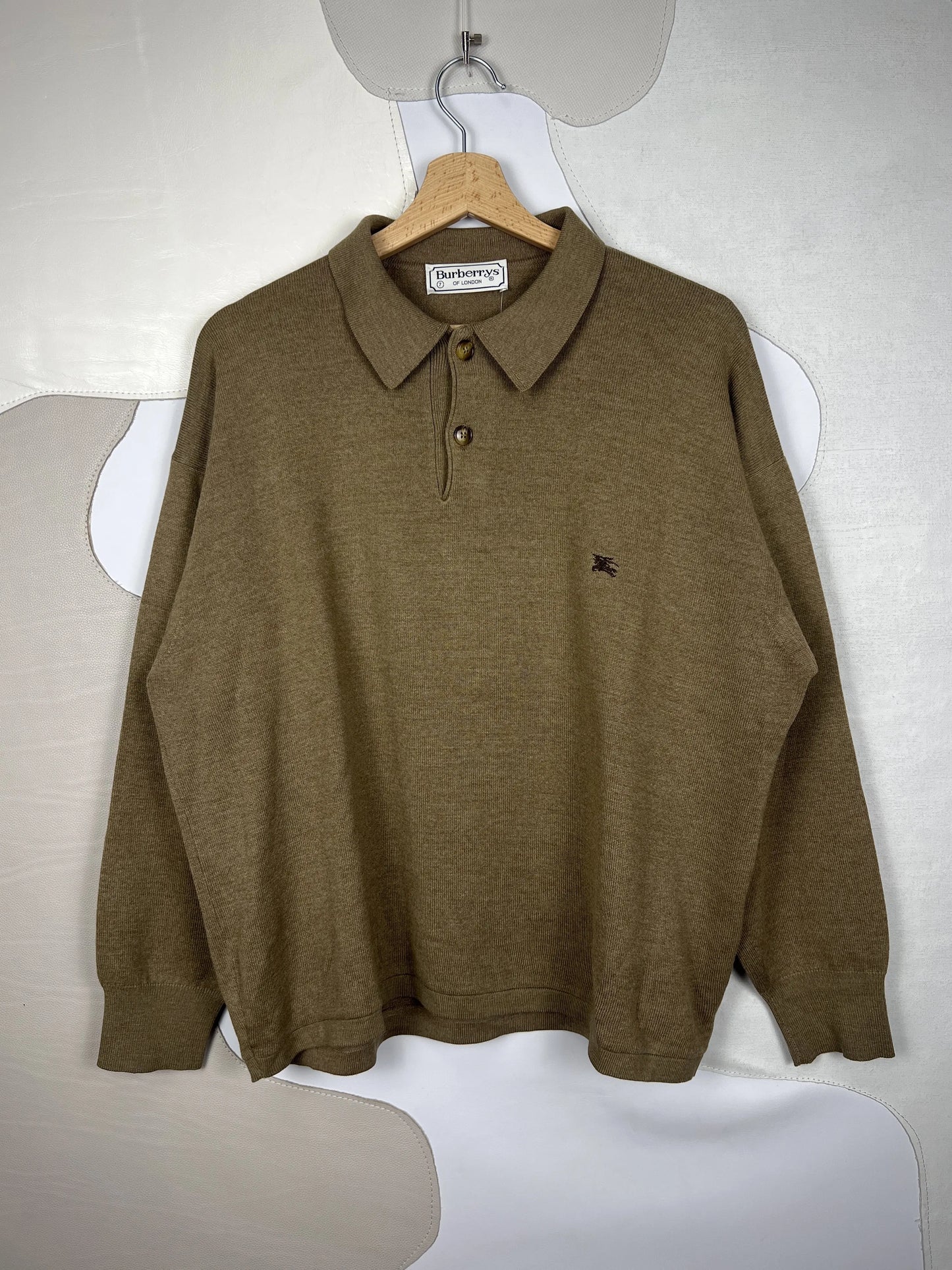 Burberry Tricot Polo Sweater