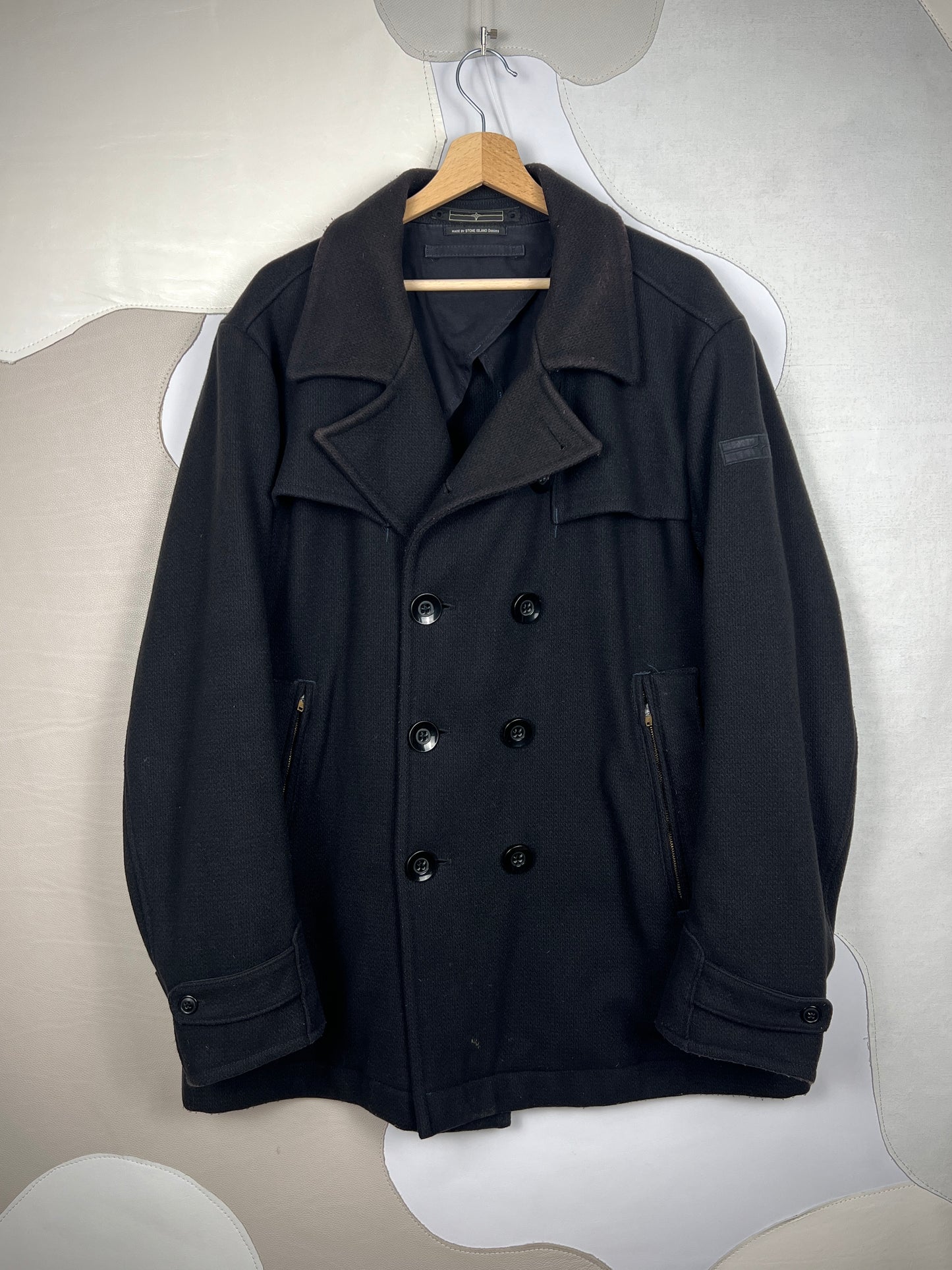 Stone Island Denims Wool Coat