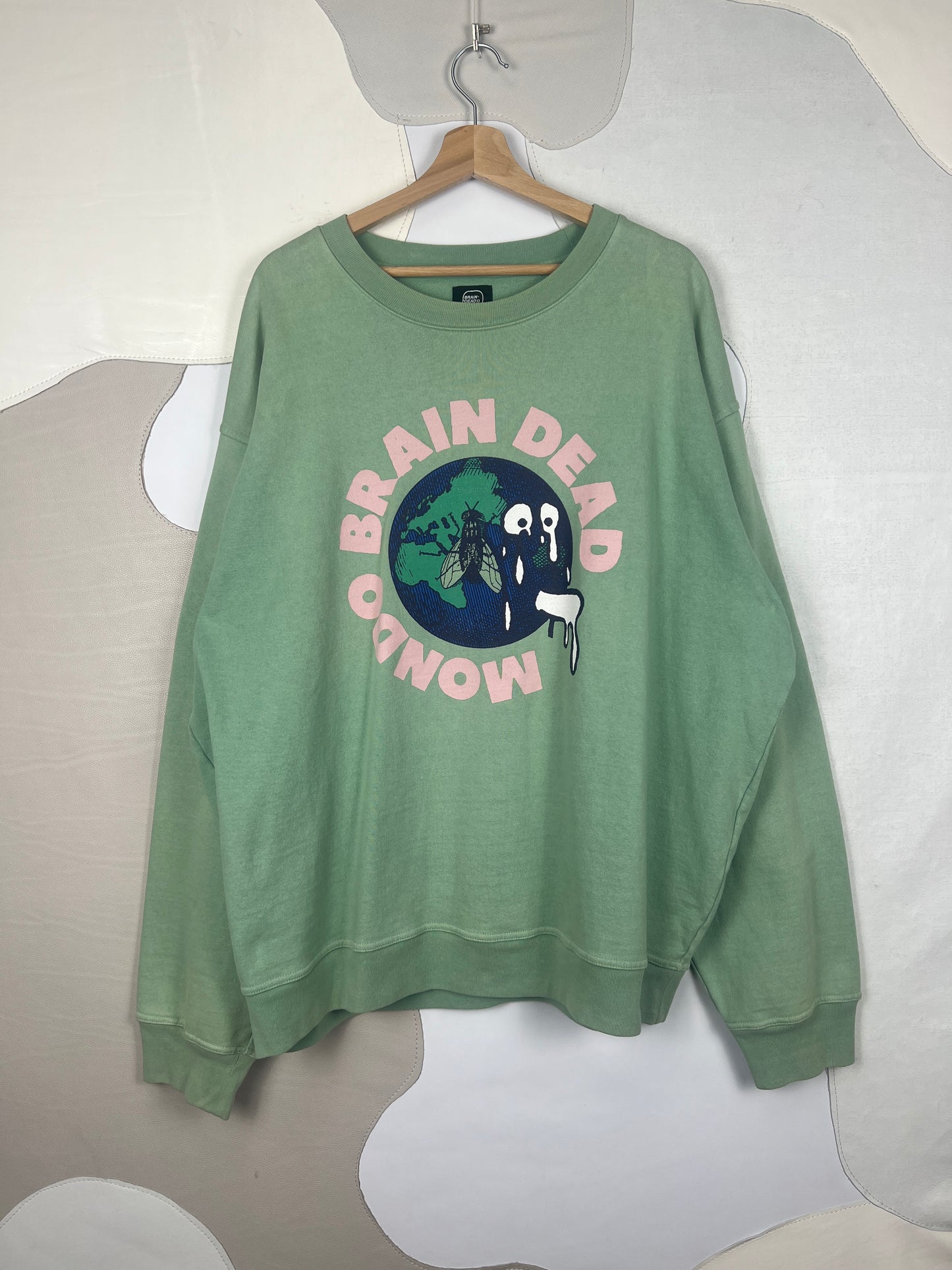 Brain Dead Earth Print Sweater