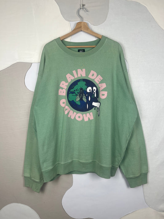 Brain Dead Earth Print Sweater