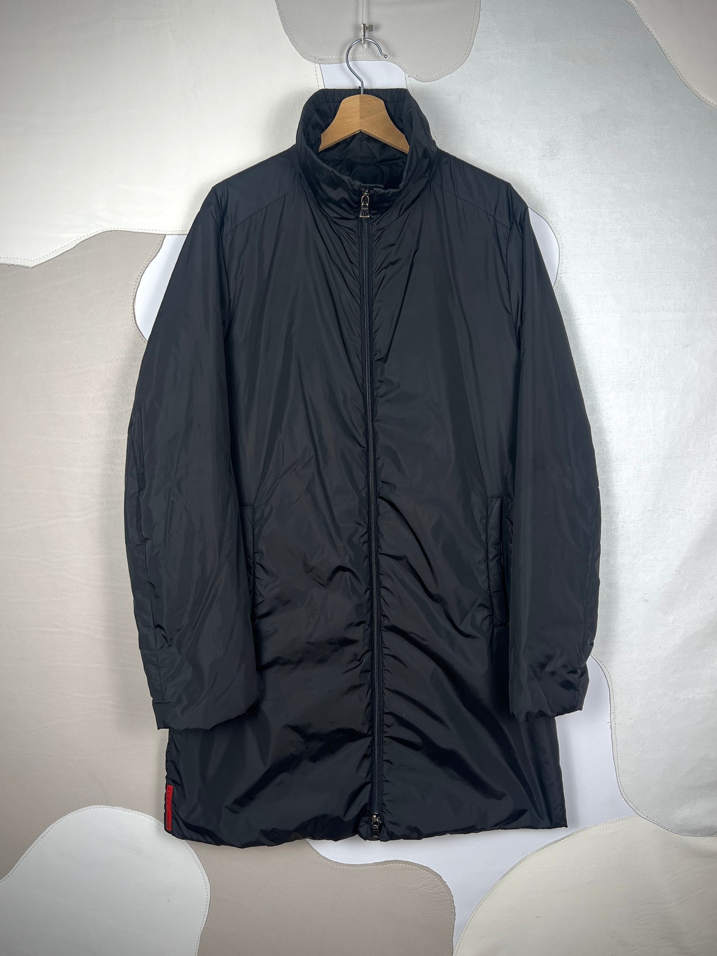 Prada Quilted Stormhood Long Coat