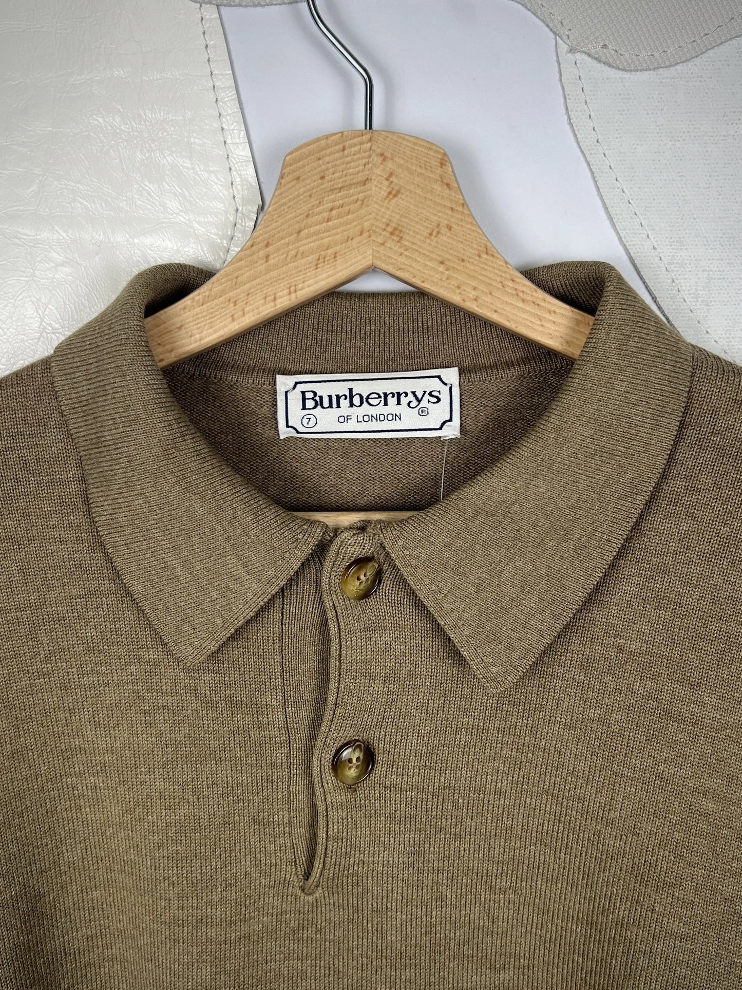 Burberry Tricot Polo Sweater