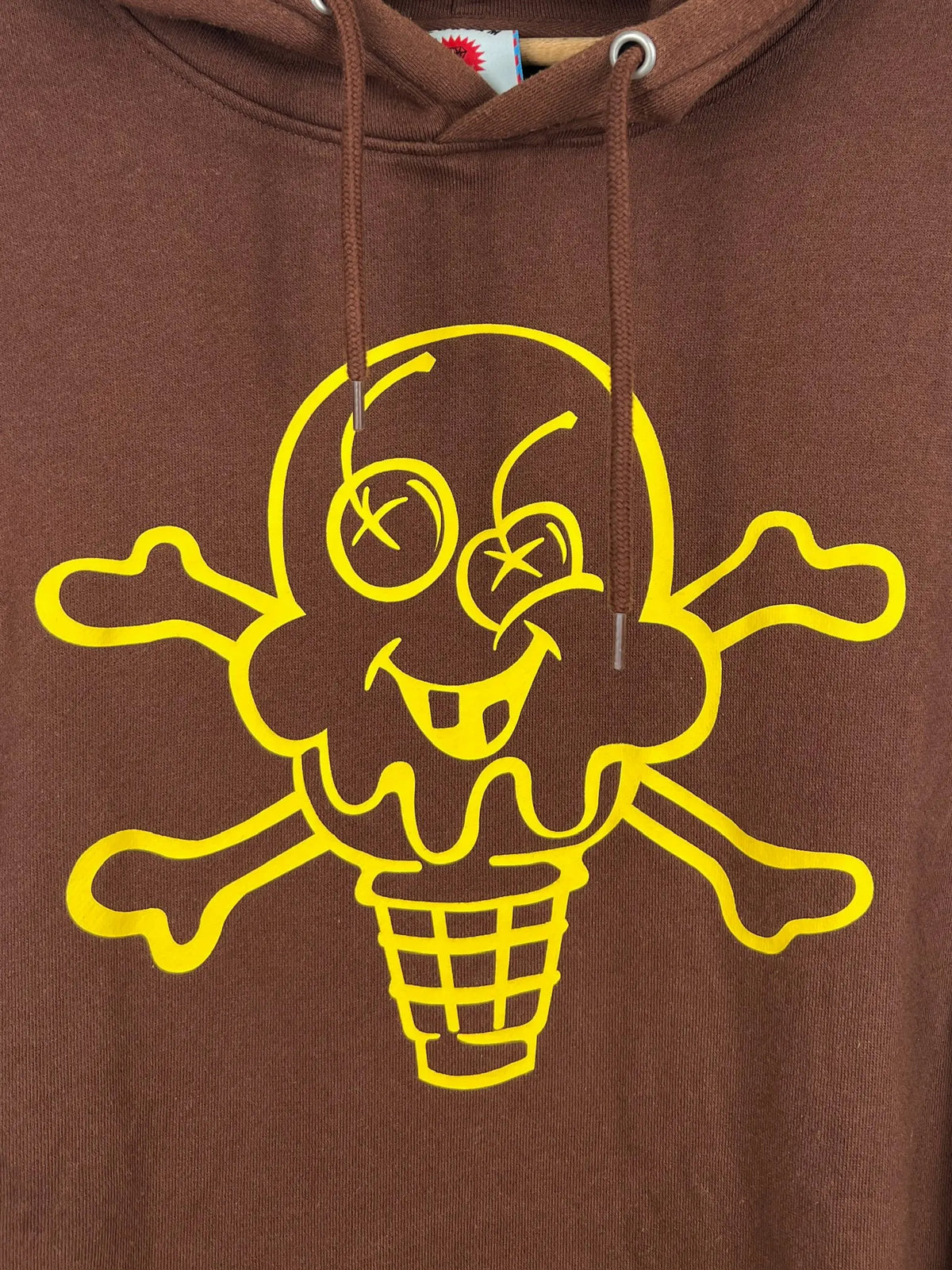 Hoodie met ijsjeshoorn en schedel