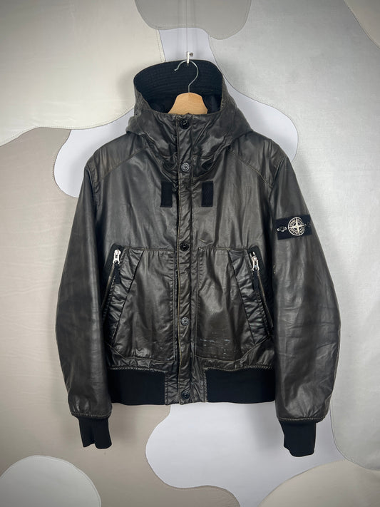 Stone Island Heat Reactive Waxed Ice 2 Jacket