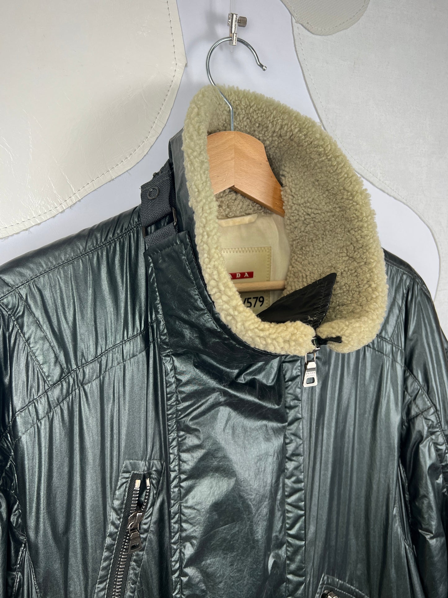 Prada Dyed Sheep Fur Jacket
