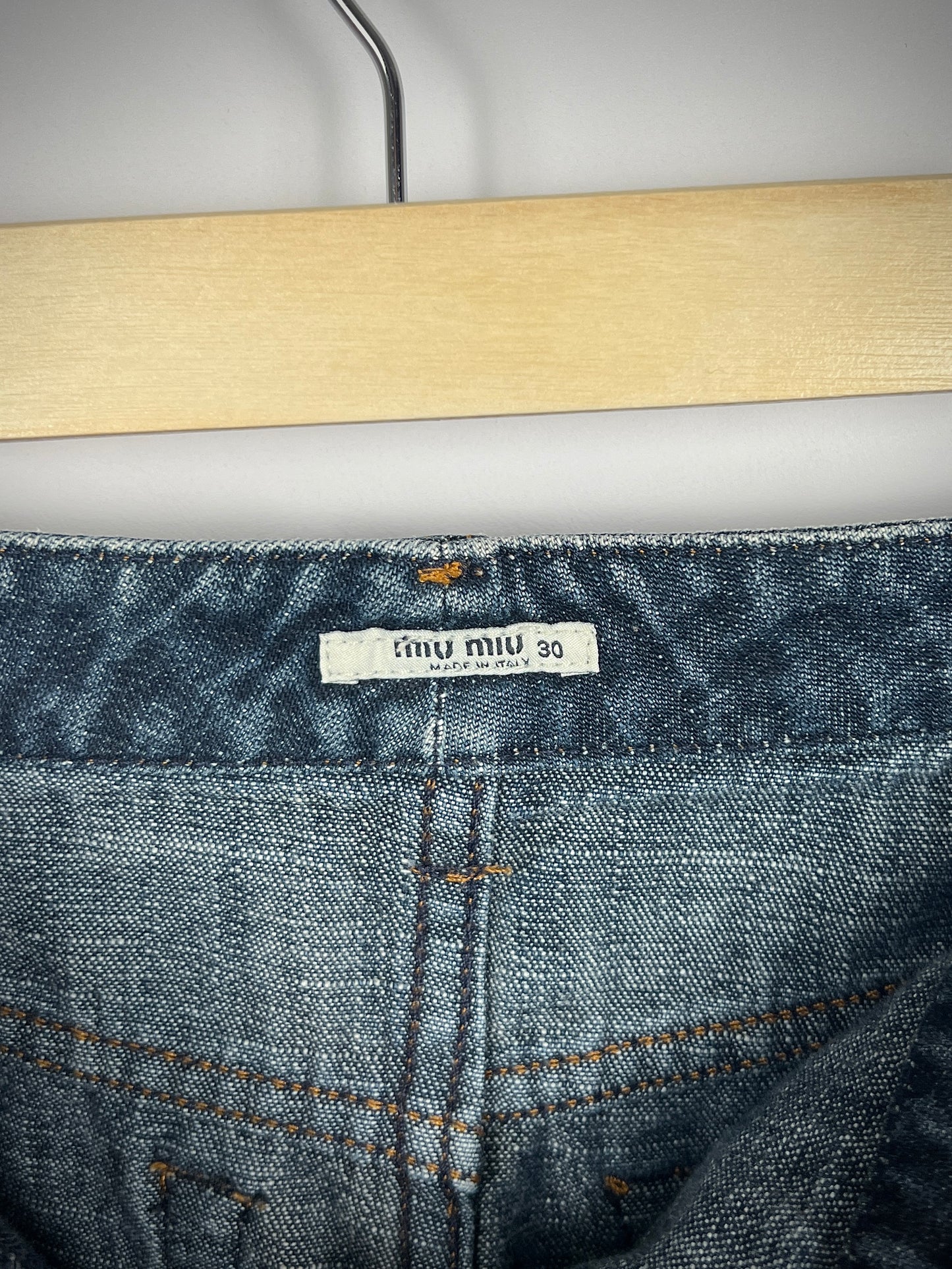 Miu Miu Denim Skirt