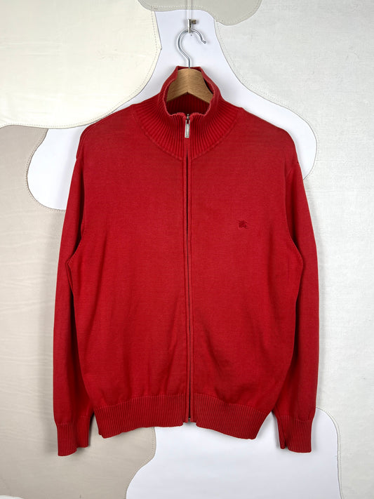 Burberry Wool Mini Logo Zip-up Vest