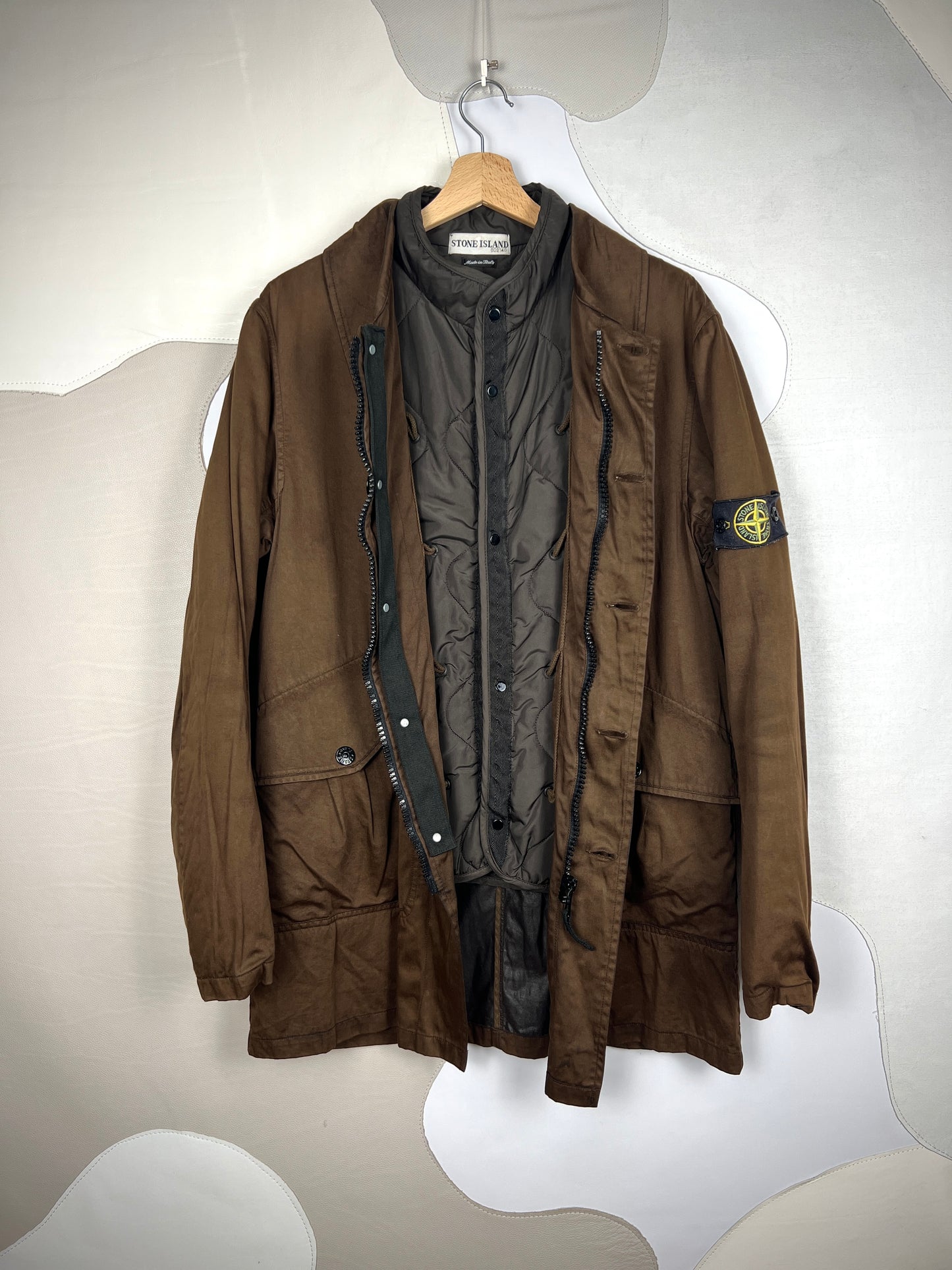 Stone Island Raso Gommato Jacket