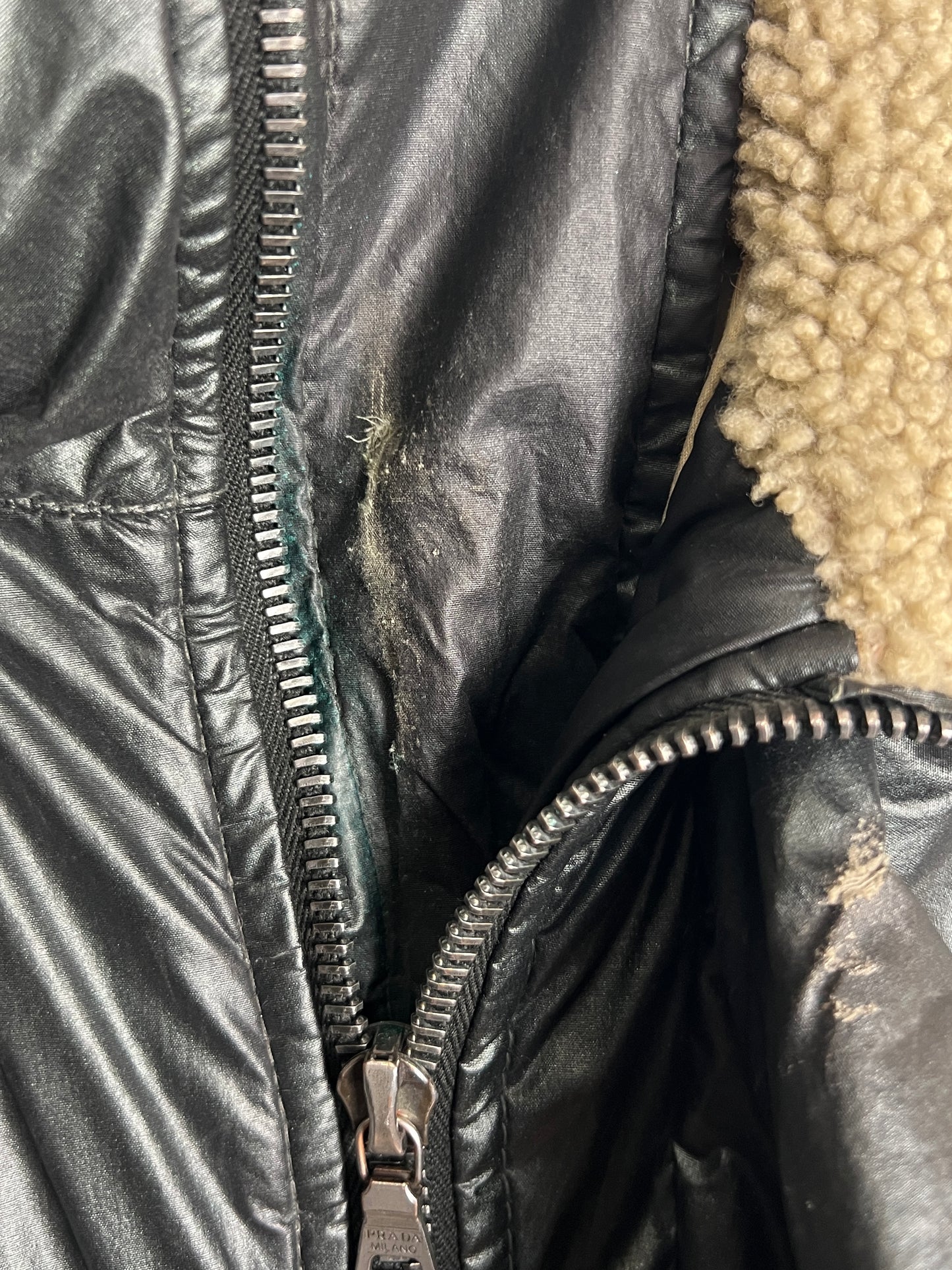 Prada Dyed Sheep Fur Jacket