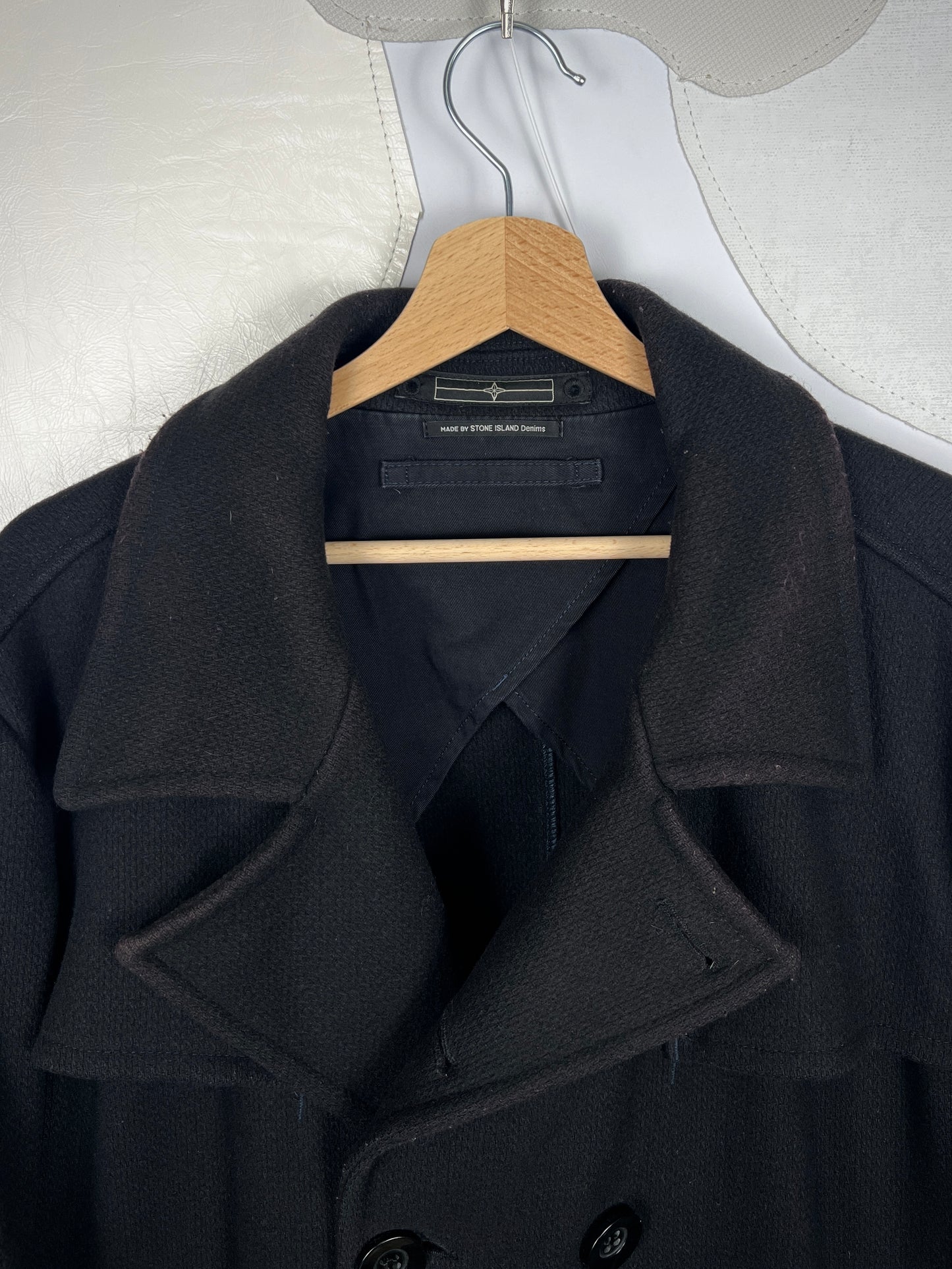 Stone Island Denims Wool Coat