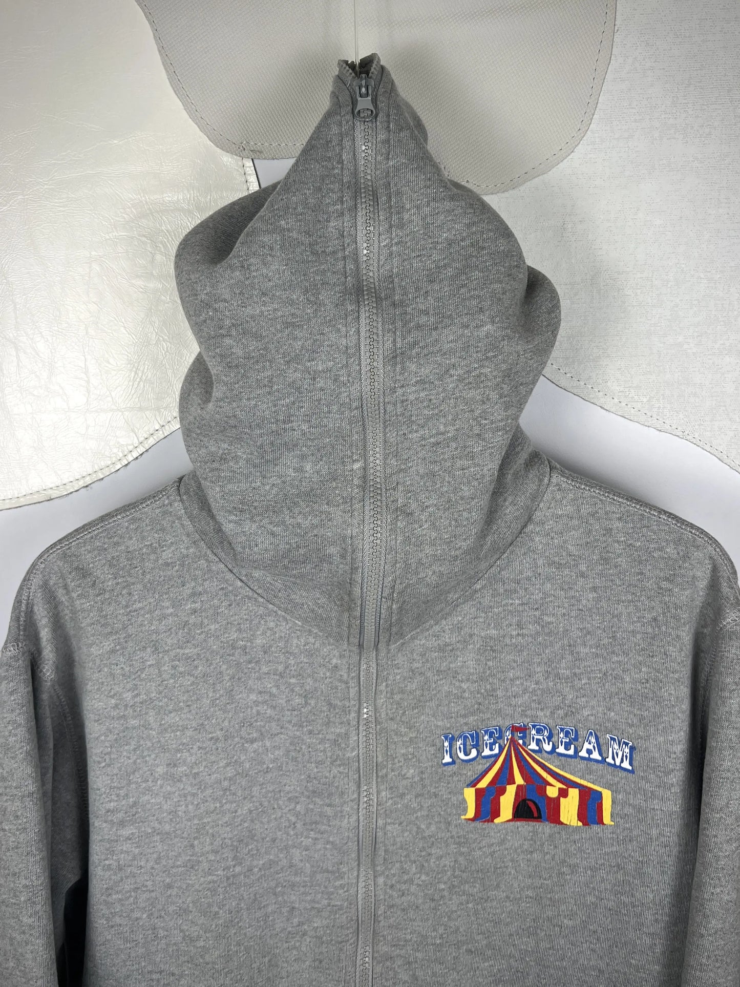 Icecream Circus Tent Full Zip Sweatshirt