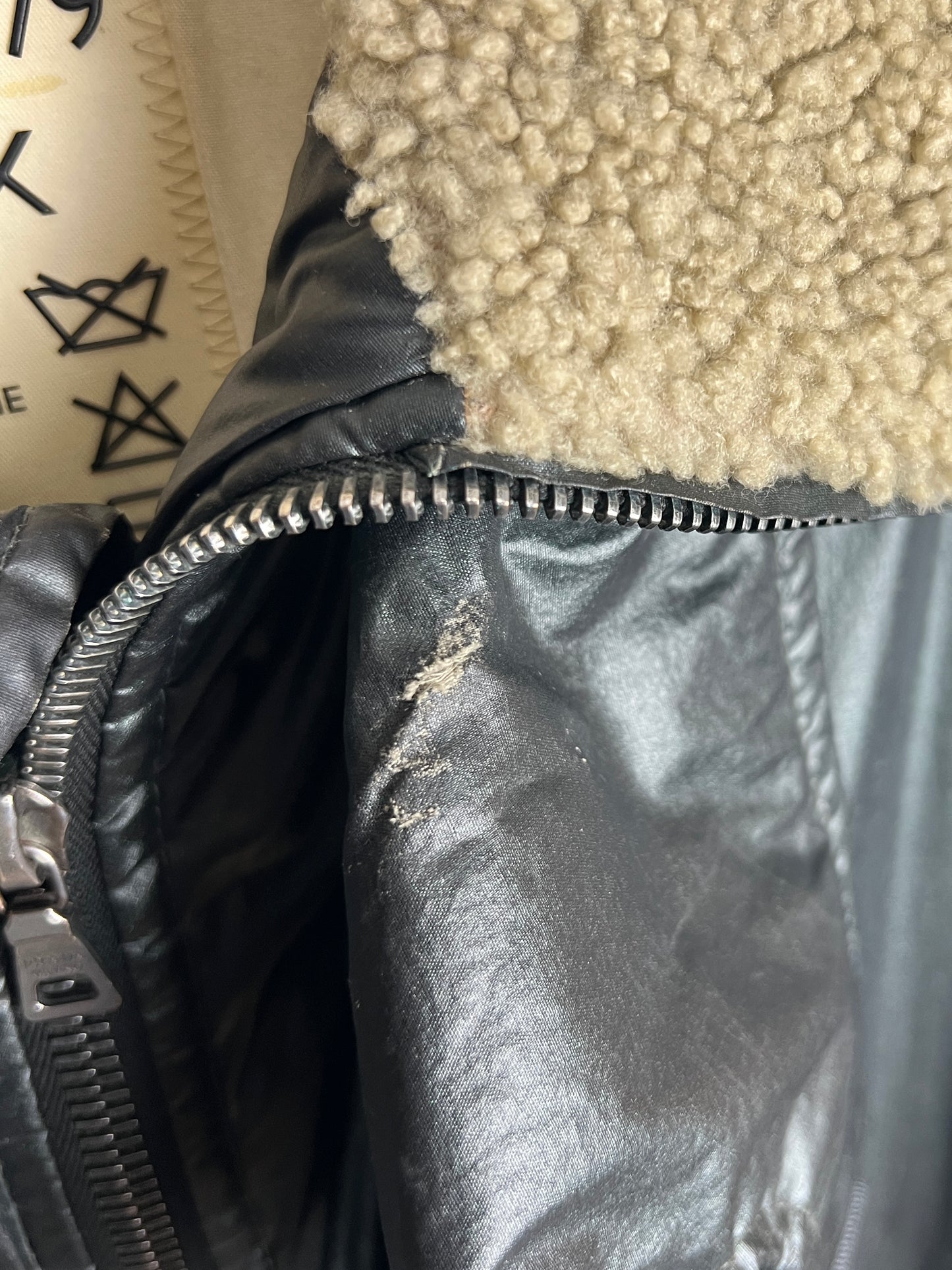 Prada Dyed Sheep Fur Jacket