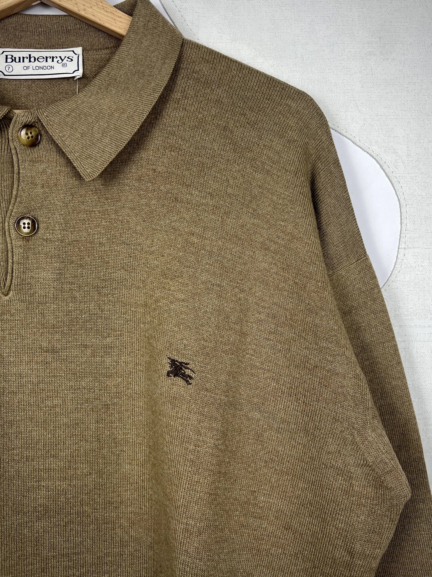 Burberry Tricot Polo Sweater