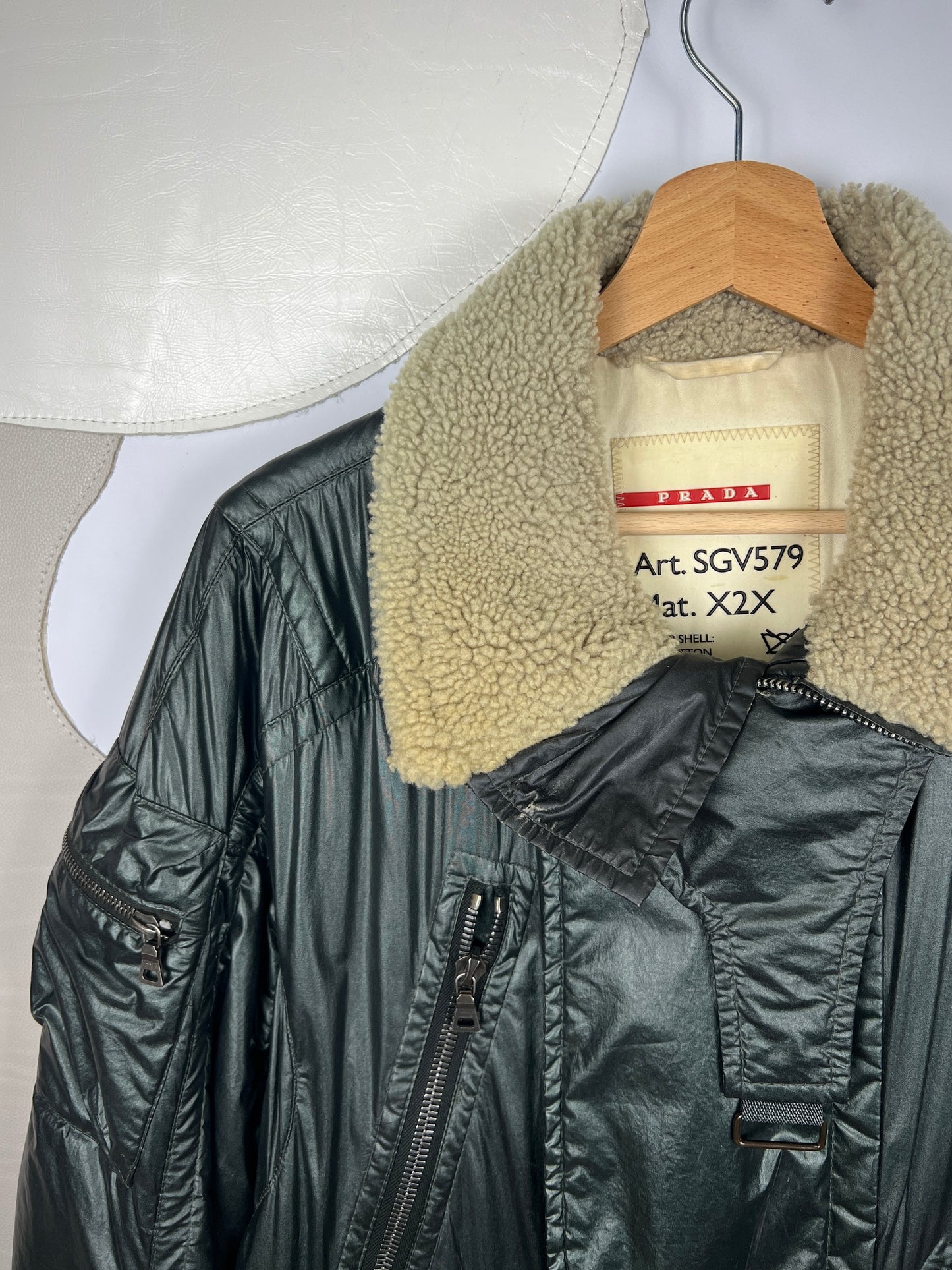 Prada Dyed Sheep Fur Jacket