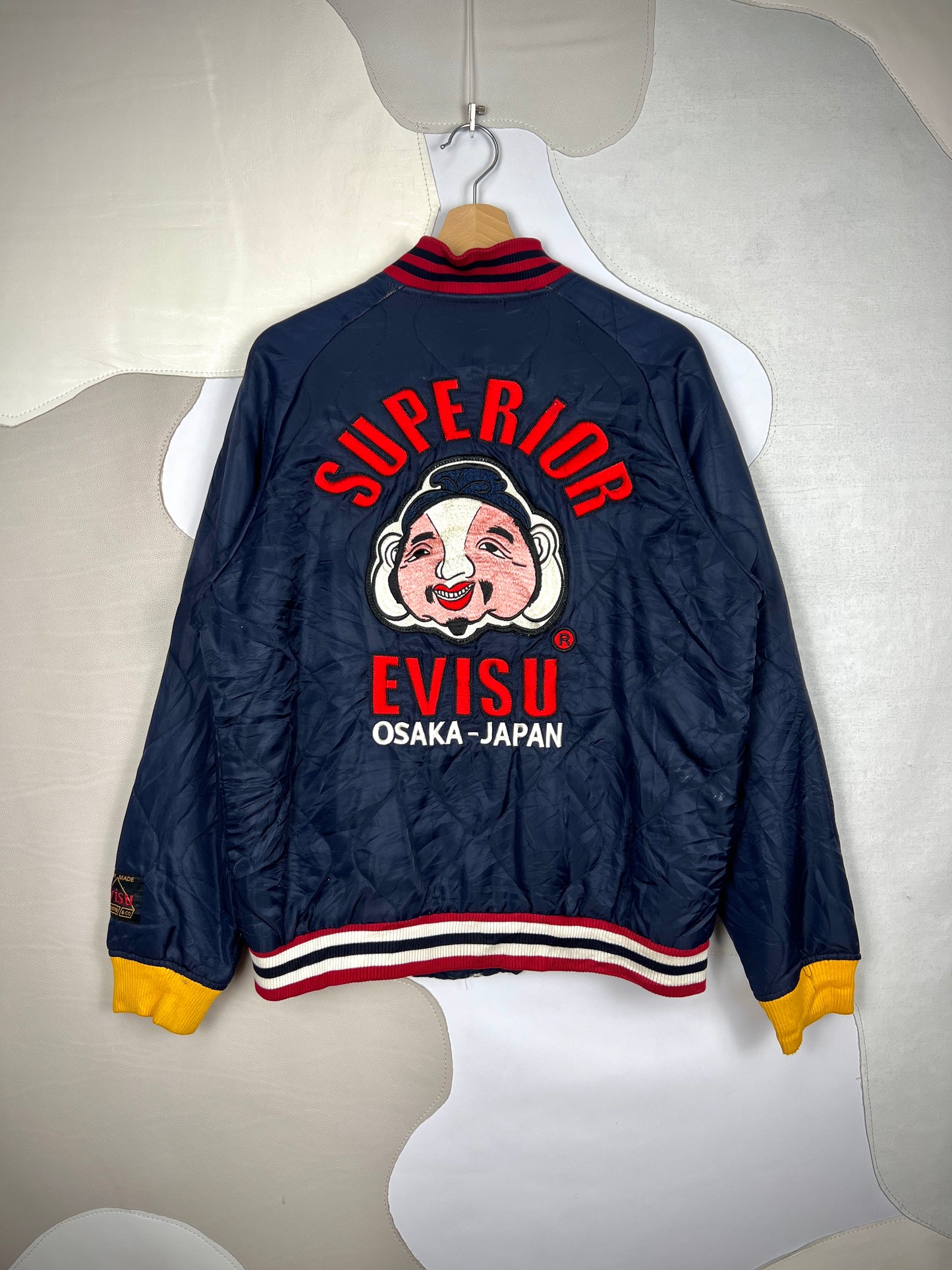 Evisu Quilted Bomber Jacket