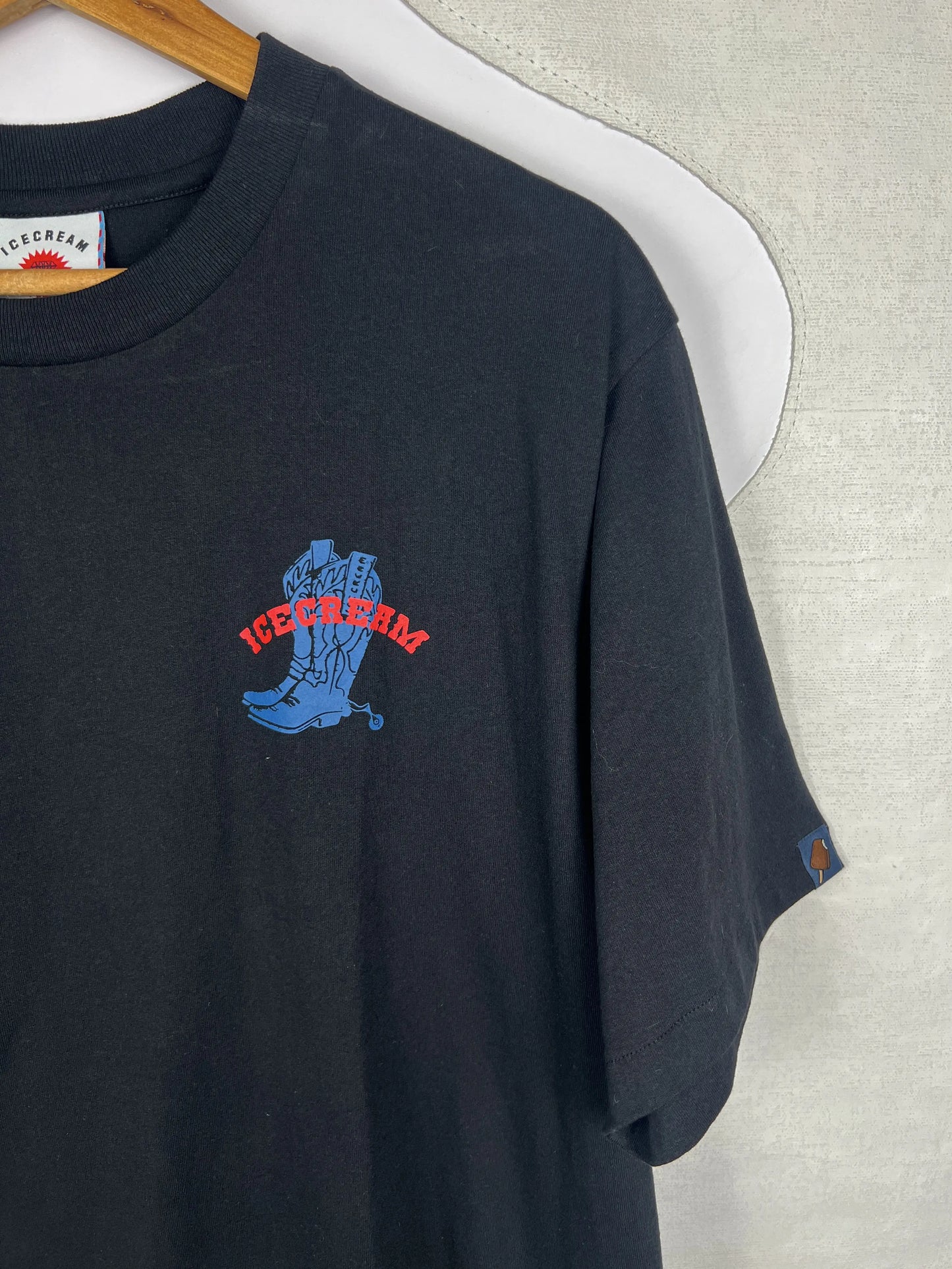 Icecream “Cowboy Boots” Print T-Shirt