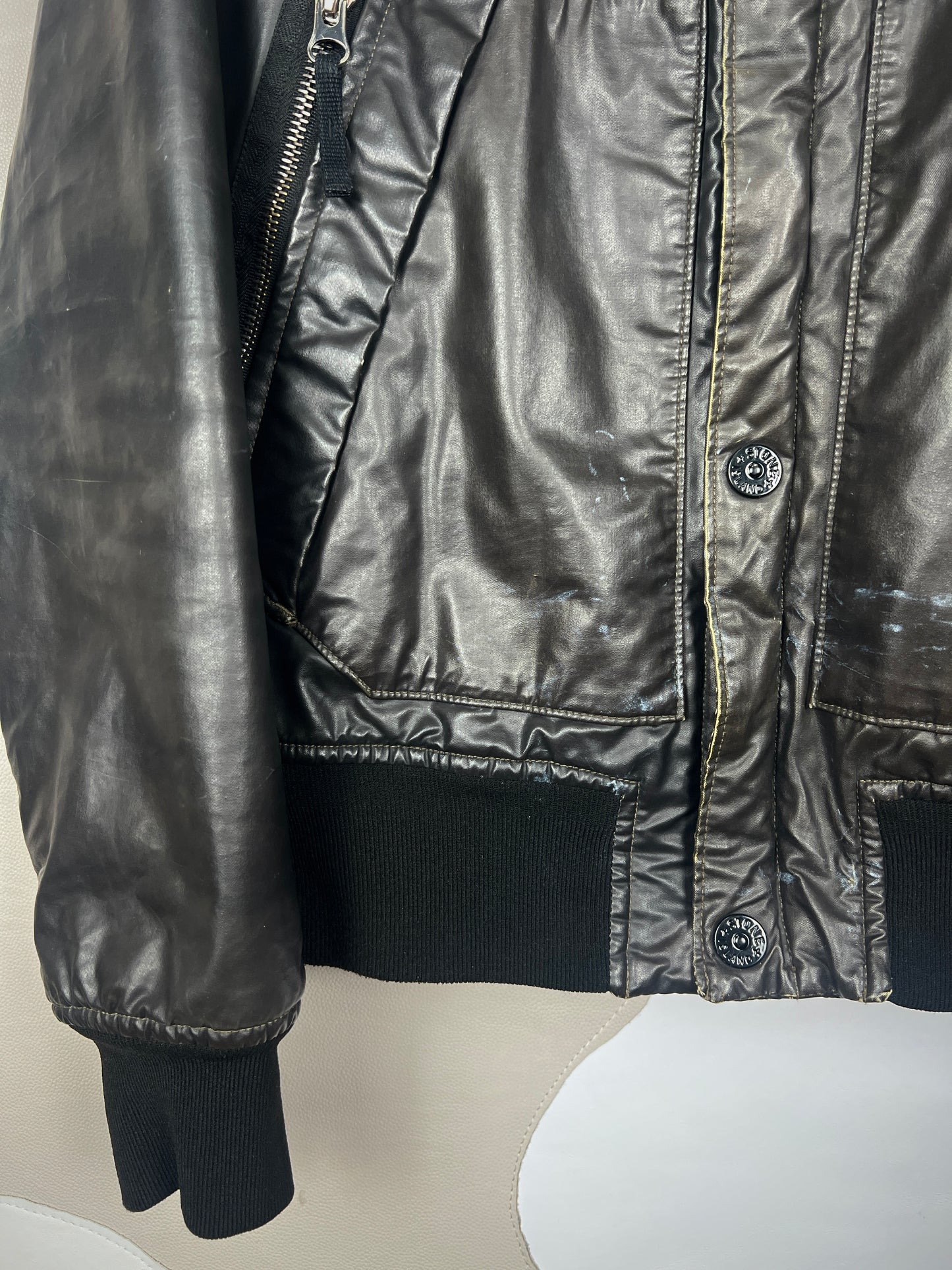 Stone Island Heat Reactive Waxed Ice 2 Jacket