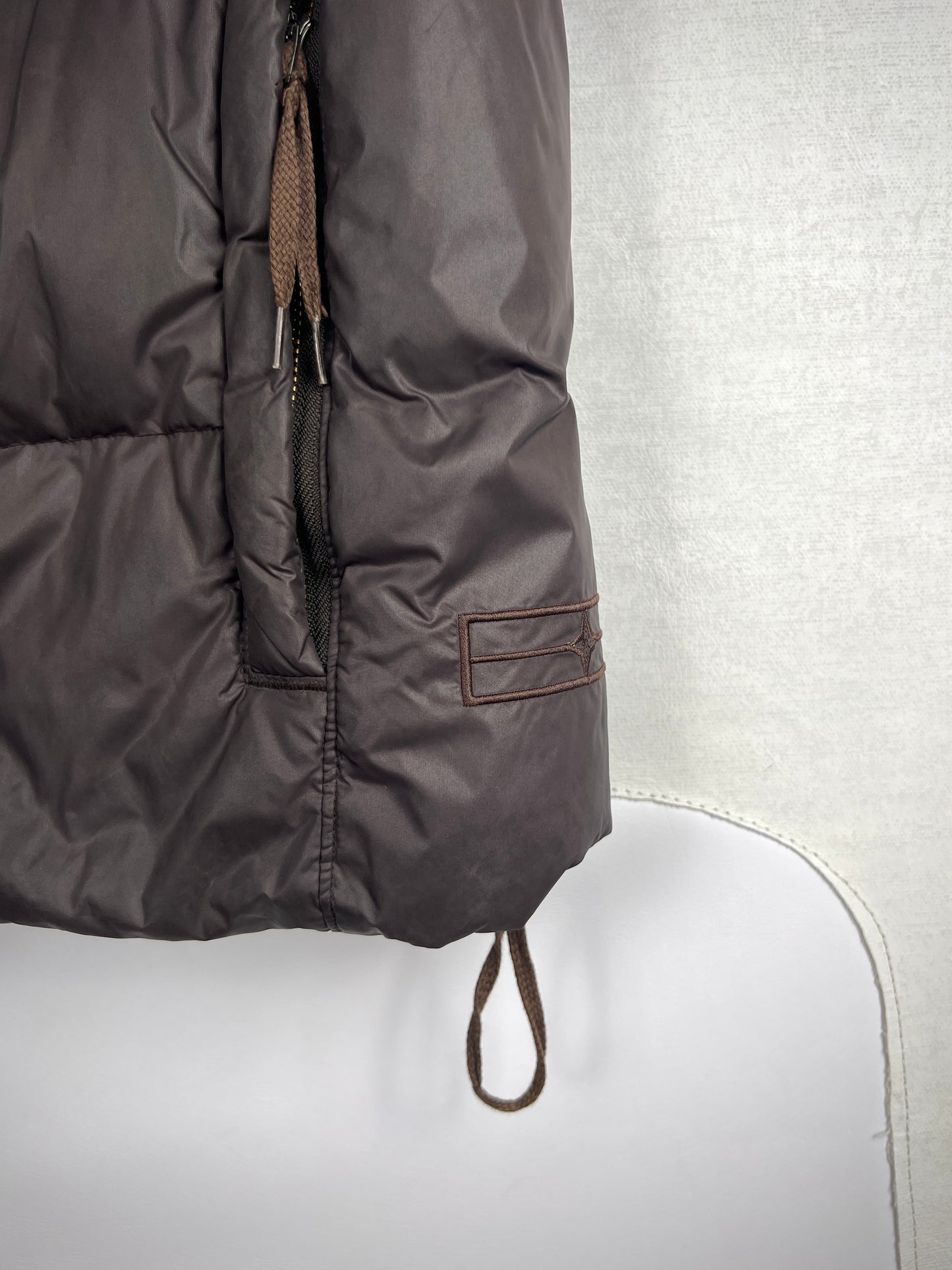 Stone Island Denims Stormhood Puffer Gilet