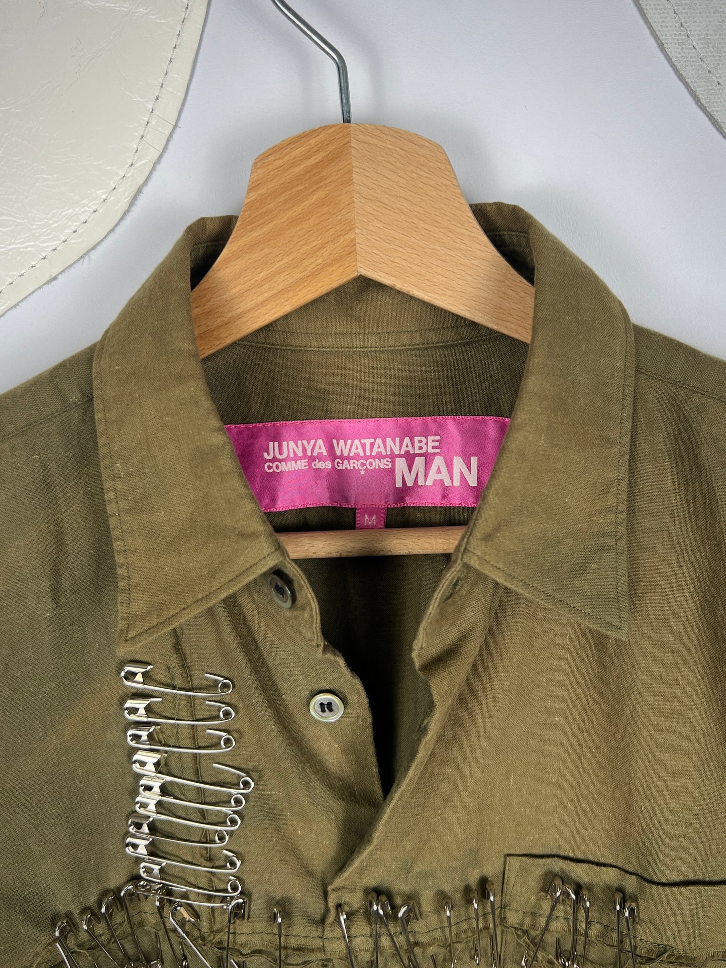Junya Watanabe X Comme des Garçons Safety Pins Overshirt