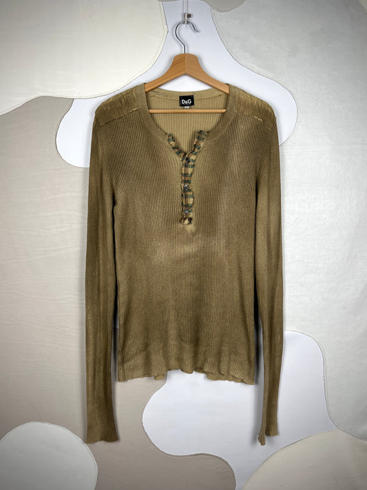 Dolce & Gabbana Button-up Sweater