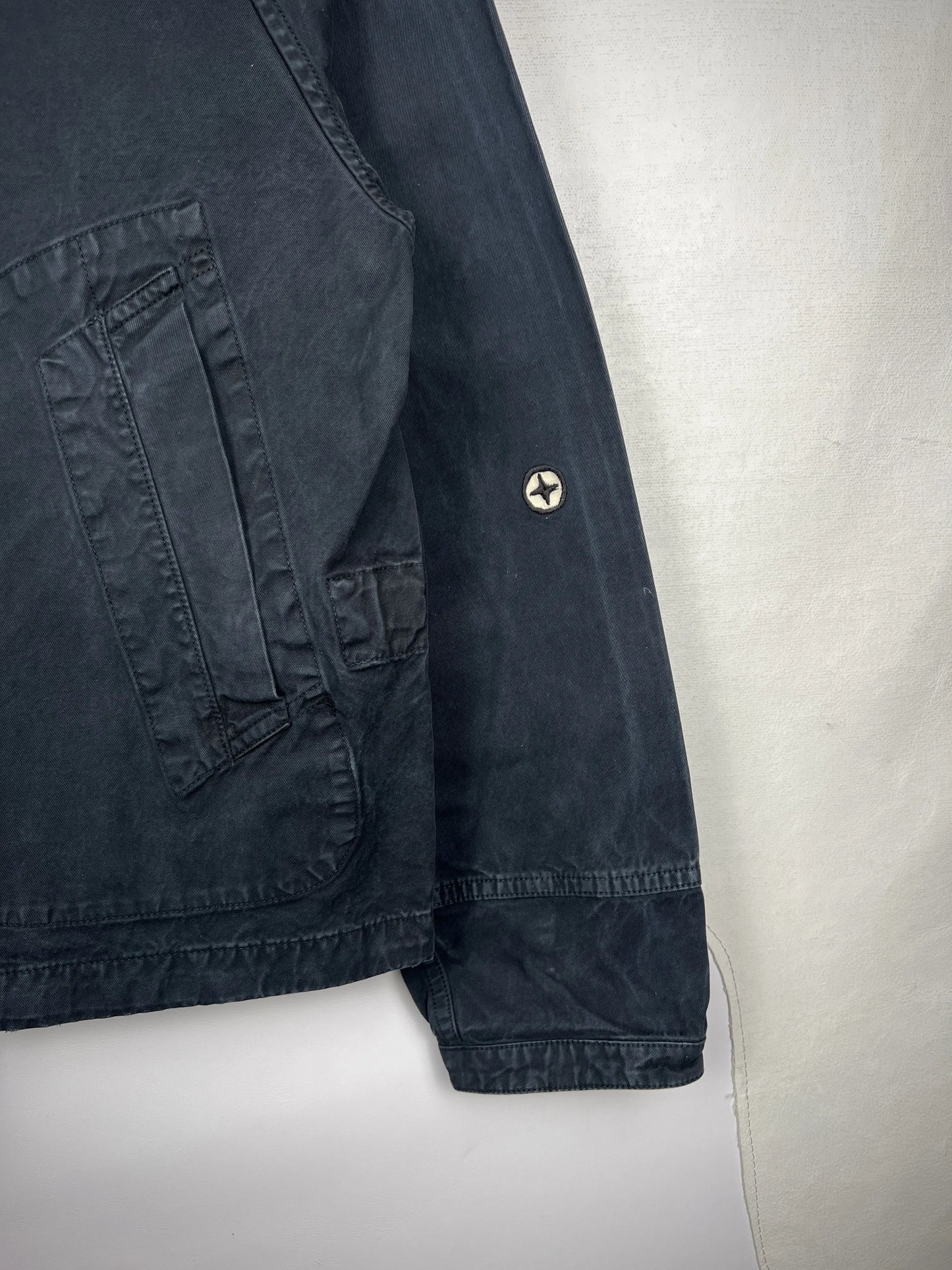Stone Island Denims Hooded Cotton Jacket