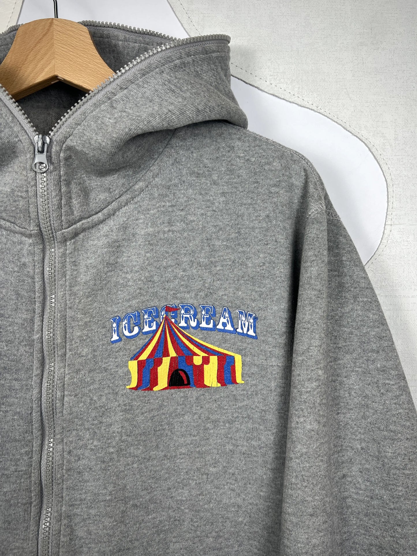 Icecream Circus Tent Full Zip Sweatshirt